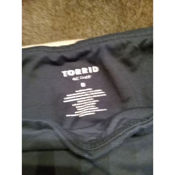 TORRID Activewear Leggings.  Criss-cross design adds a special touch. - Picture 5 of 6